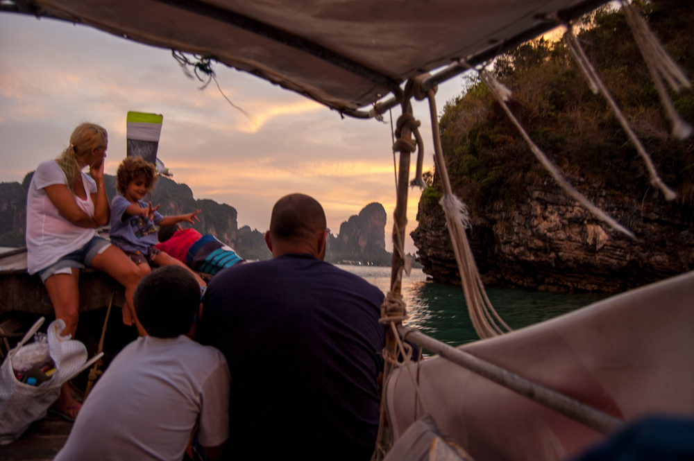 Longtail boat