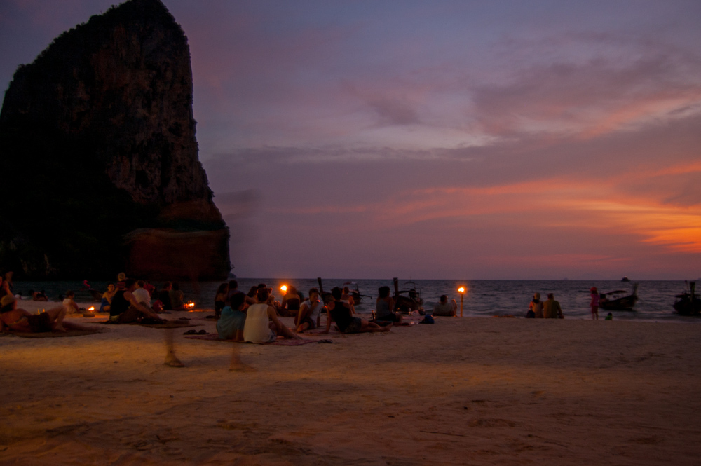 Evening on the beach